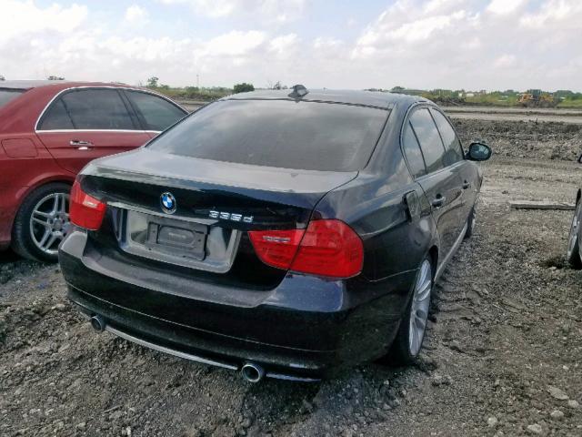 WBAPN7C57BA948647 - 2011 BMW 335 D BLACK photo 4