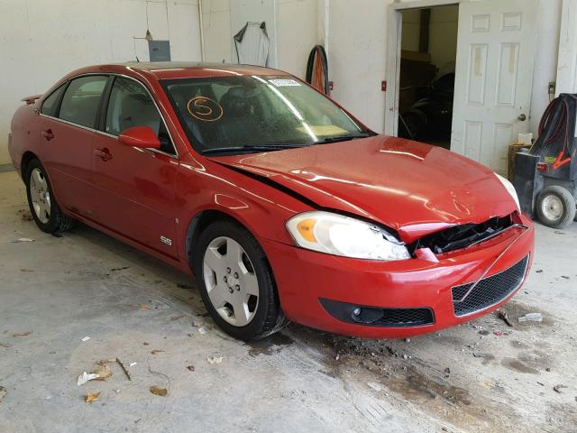 2G1WD58C179144434 - 2007 CHEVROLET IMPALA SUP Қызыл фото 1