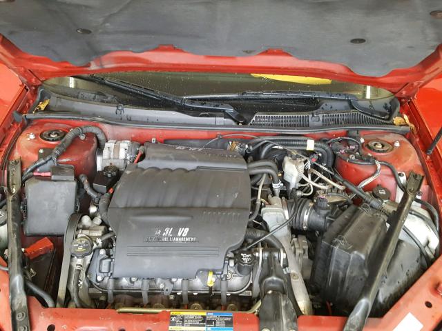 2G1WD58C179144434 - 2007 CHEVROLET IMPALA SUP Қызыл фото 7