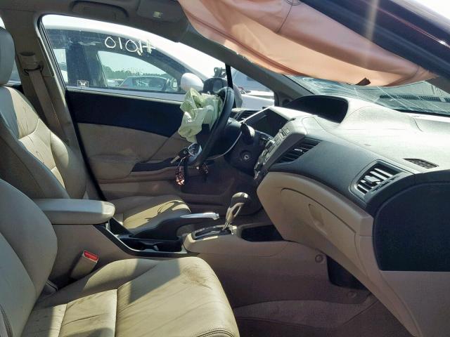 19XFB2F96CE047275 - 2012 HONDA CIVIC EXL 红色 照片 5