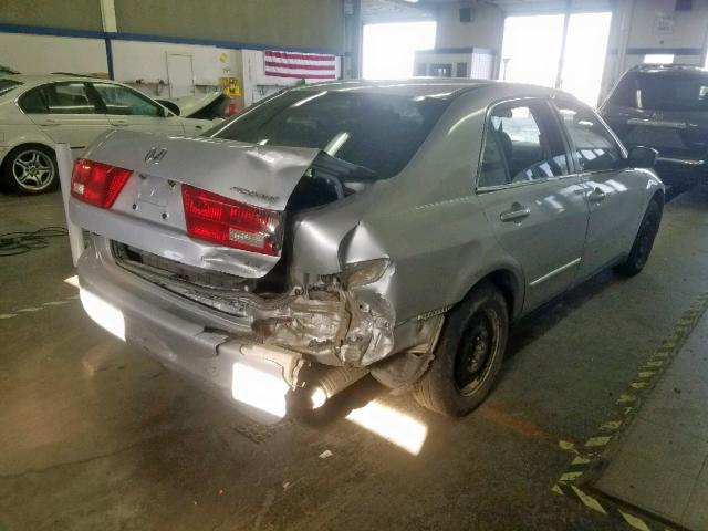 1HGCM56415A124516 - 2005 HONDA ACCORD LX SILVER photo 4