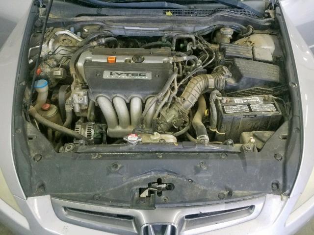 1HGCM56415A124516 - 2005 HONDA ACCORD LX SILVER photo 7