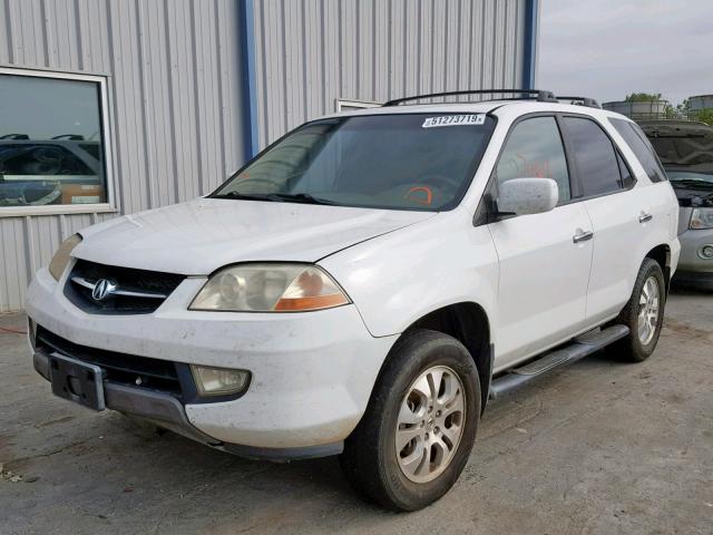 2HNYD18703H501818 - 2003 ACURA MDX TOURIN WHITE photo 2