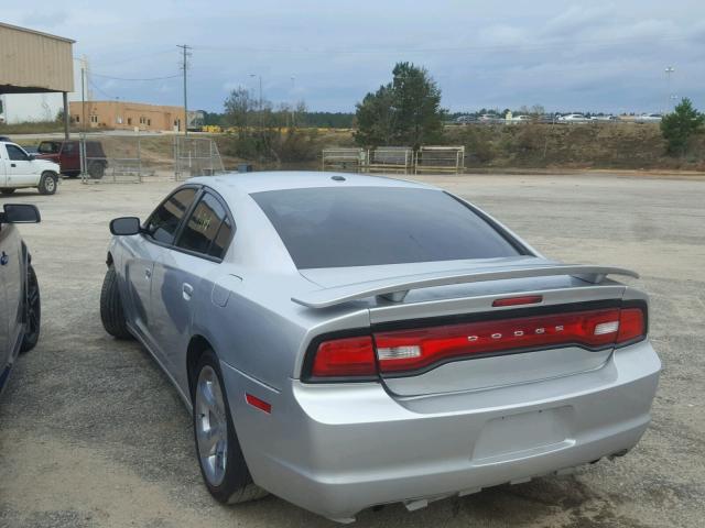 2C3CDXHGXCH253438 - 2012 DODGE CHARGER SX SILVER photo 3