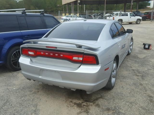 2C3CDXHGXCH253438 - 2012 DODGE CHARGER SX SILVER photo 4