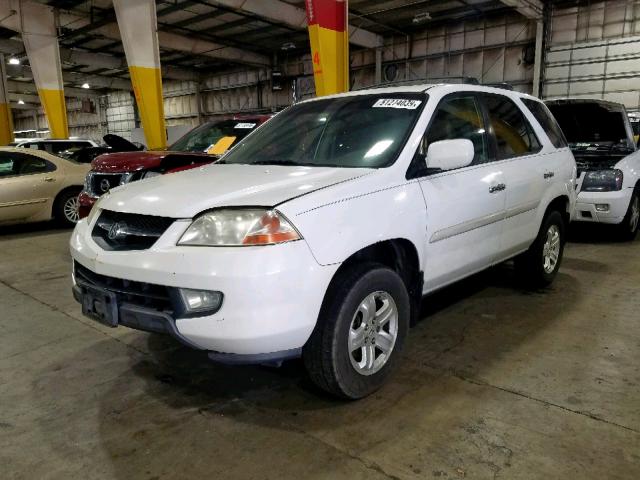 2HNYD18933H550755 - 2003 ACURA MDX TOURIN WHITE photo 2