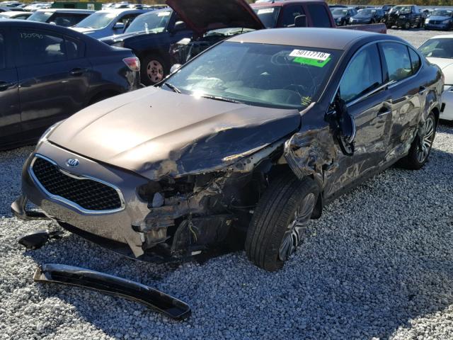 KNALN4D7XE5137953 - 2014 KIA CADENZA PR GOLD photo 2