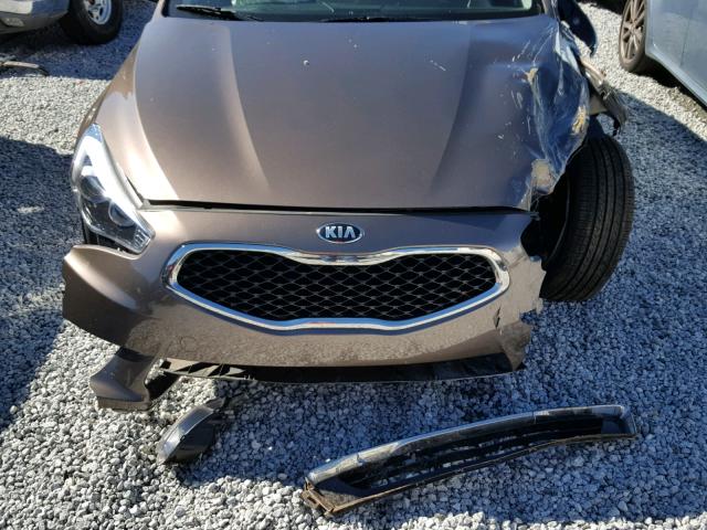 KNALN4D7XE5137953 - 2014 KIA CADENZA PR GOLD photo 7