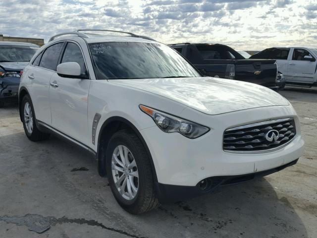 JN8AS1MW6AM856730 - 2010 INFINITI FX35 WHITE photo 1