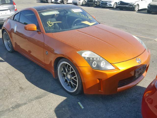 JN1AZ34E83T008287 - 2003 NISSAN 350Z COUPE ORANGE photo 1