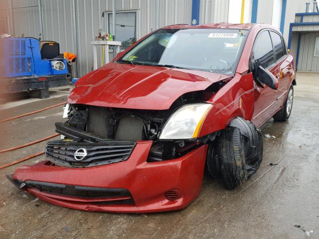 3N1AB6AP5CL746306 - 2012 NISSAN SENTRA 2.0 MAROON photo 2