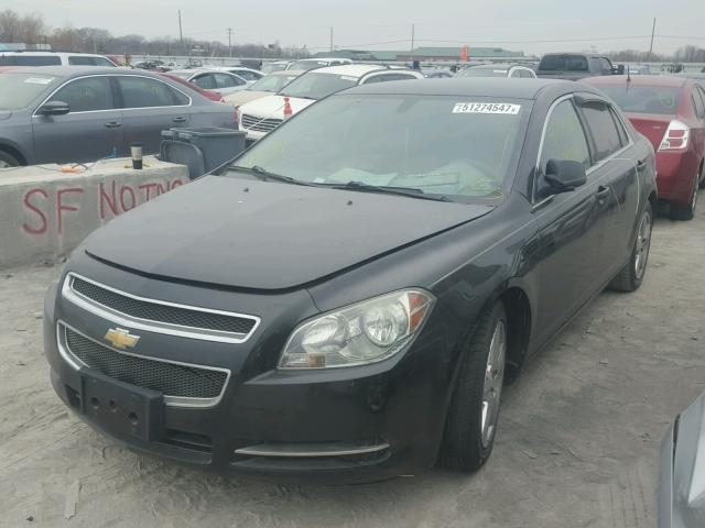 1G1ZG57B59F204268 - 2009 CHEVROLET MALIBU LS BLACK photo 2