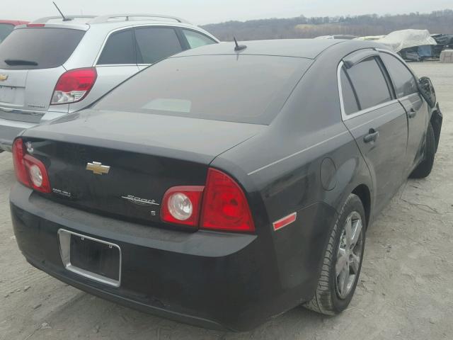 1G1ZG57B59F204268 - 2009 CHEVROLET MALIBU LS BLACK photo 4