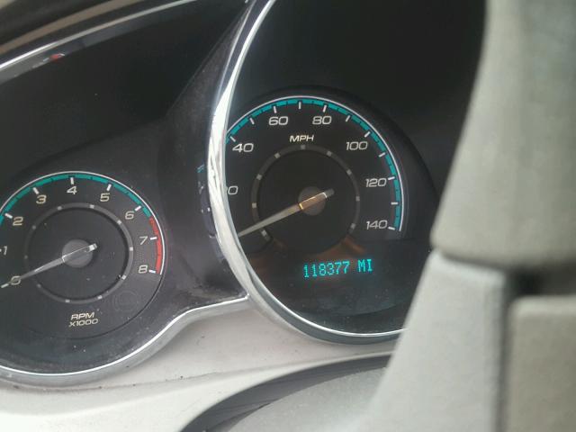 1G1ZG57B59F204268 - 2009 CHEVROLET MALIBU LS BLACK photo 8