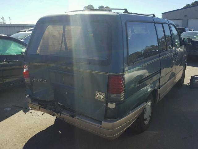 1FMDA41X4VZA48276 - 1997 FORD AEROSTAR GREEN photo 4