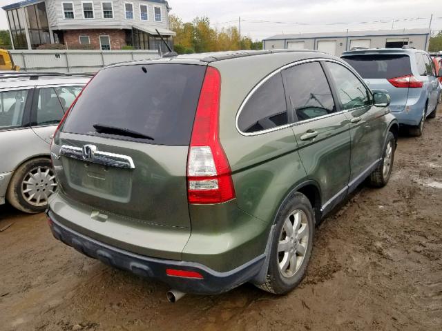 JHLRE48767C041519 - 2007 HONDA CR-V EXL GREEN photo 4