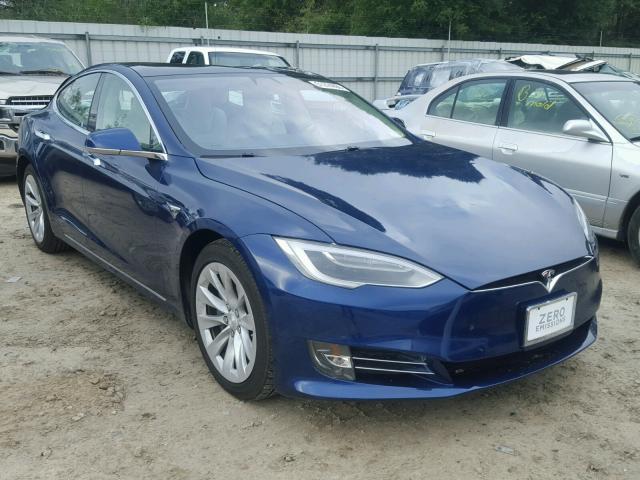 5YJSA1E24JF245795 - 2018 TESLA MODEL S BLUE photo 1