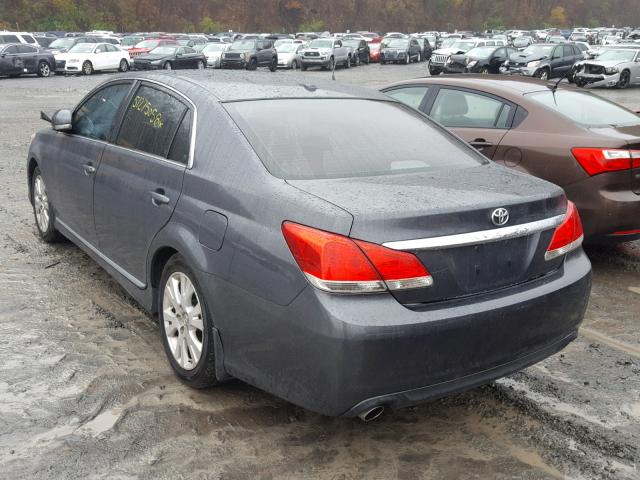 4T1BK3DB1BU393837 - 2011 TOYOTA AVALON BAS 灰色 照片 3