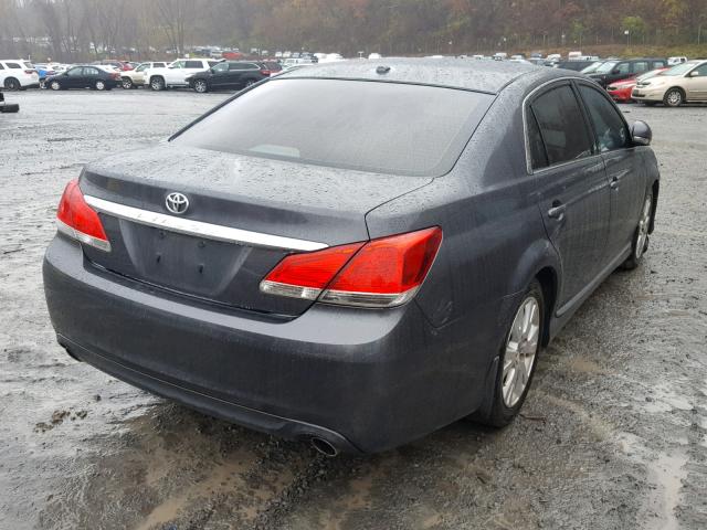 4T1BK3DB1BU393837 - 2011 TOYOTA AVALON BAS 灰色 照片 4