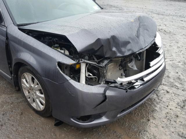 4T1BK3DB1BU393837 - 2011 TOYOTA AVALON BAS 灰色 照片 9