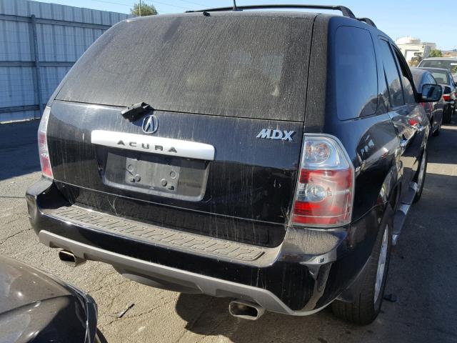 2HNYD189X5H515875 - 2005 ACURA MDX TOURIN BLACK photo 4