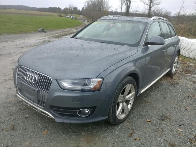 WA1TFAFL8EA151747 - 2014 AUDI A4 ALLROAD SILVER photo 2