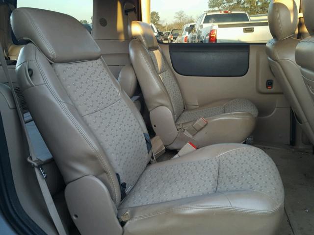 1GNDV23LX5D243830 - 2005 CHEVROLET UPLANDER L ოქროსფერი ფოტო 6