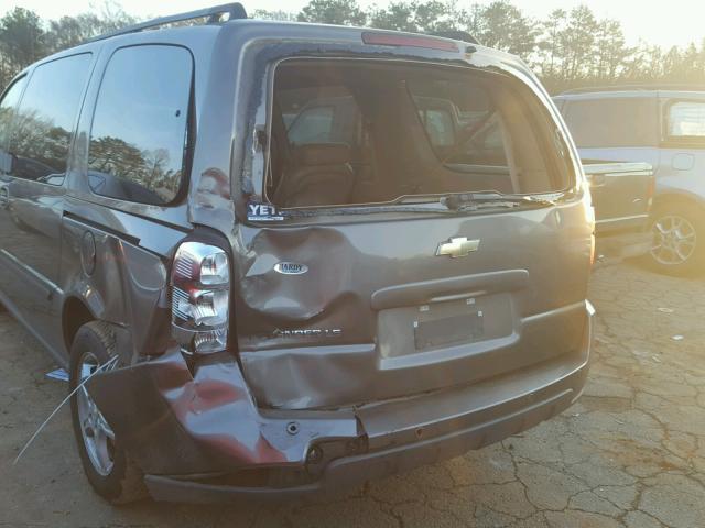 1GNDV23LX5D243830 - 2005 CHEVROLET UPLANDER L ოქროსფერი ფოტო 9