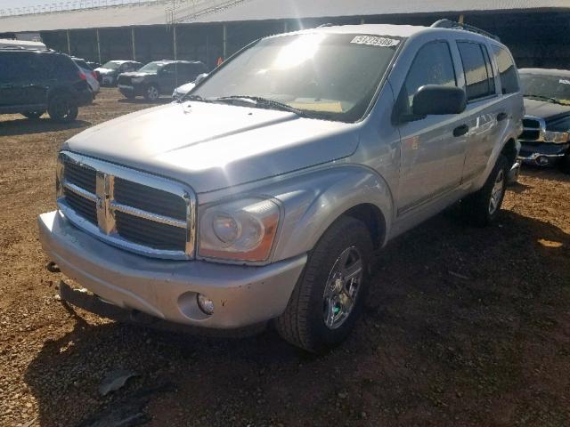 1D4HB58D84F113069 - 2004 DODGE DURANGO LI SILVER photo 2