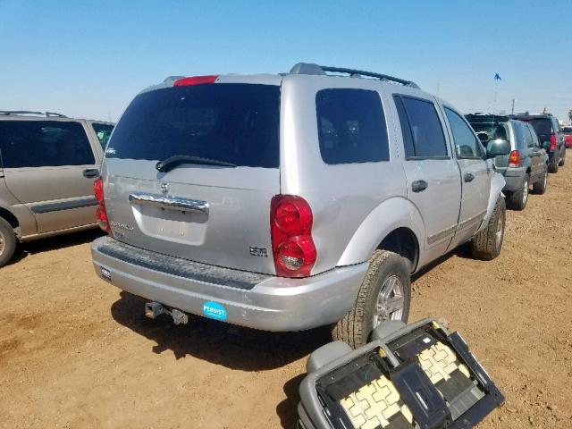 1D4HB58D84F113069 - 2004 DODGE DURANGO LI SILVER photo 4