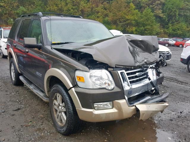 1FMEU74E58UB33121 - 2008 FORD EXPLORER E BROWN photo 1