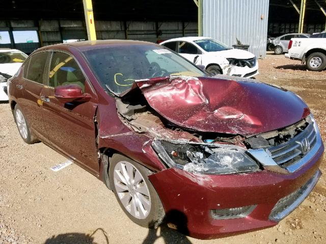 1HGCR2F88EA082915 - 2014 HONDA ACCORD EXL MAROON photo 1