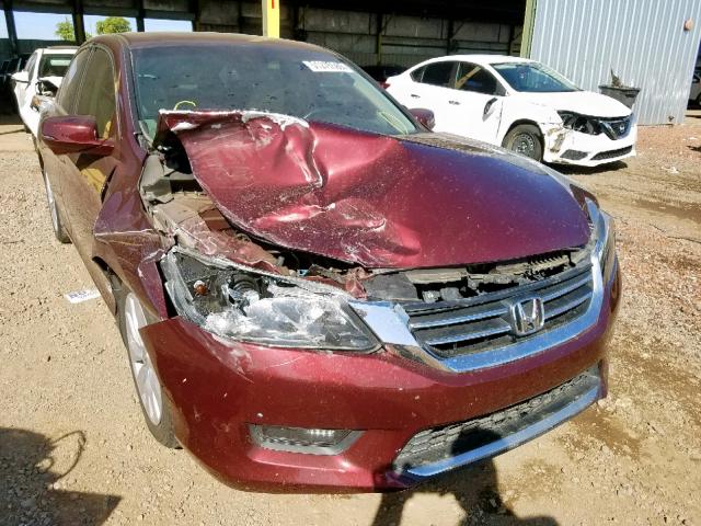 1HGCR2F88EA082915 - 2014 HONDA ACCORD EXL MAROON photo 9