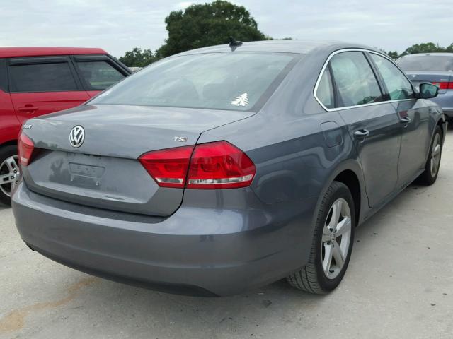 1VWAS7A37FC103890 - 2015 VOLKSWAGEN PASSAT S GRAY photo 4