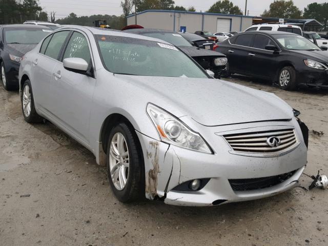 JN1CV6AR4DM355947 - 2013 INFINITI G37 SILVER photo 1