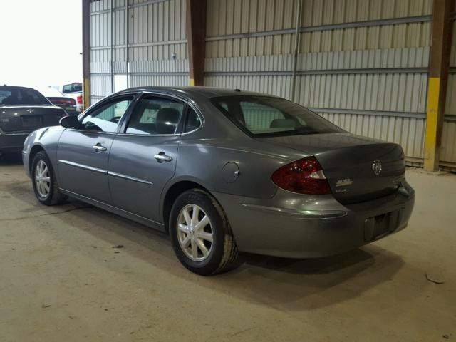 2G4WD532651248088 - 2005 BUICK LACROSSE C GRAY photo 3