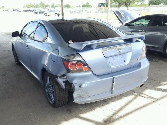 JTKDE167290291507 - 2009 TOYOTA SCION TC ლურჯი ფოტო 3