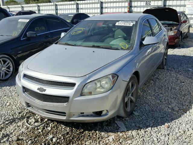 1G1ZC5EU0CF314099 - 2012 CHEVROLET MALIBU 1LT SILVER photo 2