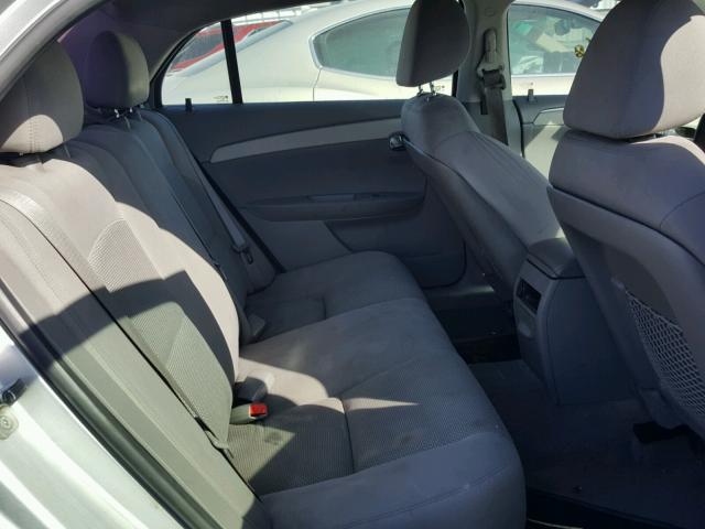 1G1ZC5EU0CF314099 - 2012 CHEVROLET MALIBU 1LT SILVER photo 6