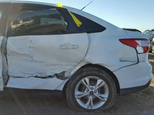 1FADP3F26EL162363 - 2014 FORD FOCUS SE WHITE photo 9