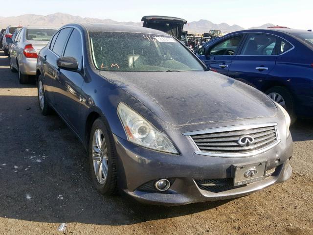 JN1CV6AR1AM450039 - 2010 INFINITI G37 BLUE photo 1