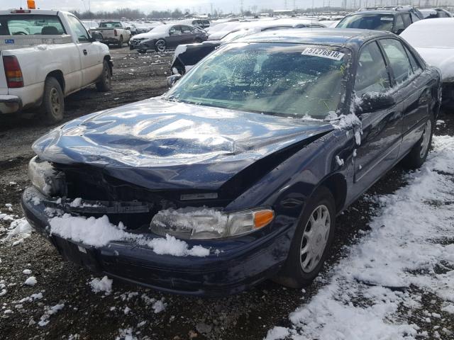 2G4WS52J521282372 - 2002 BUICK CENTURY CU BLUE photo 2