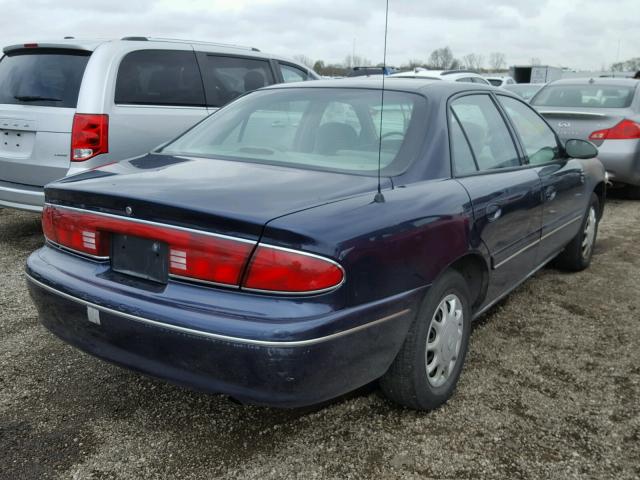 2G4WS52J521282372 - 2002 BUICK CENTURY CU BLUE photo 4