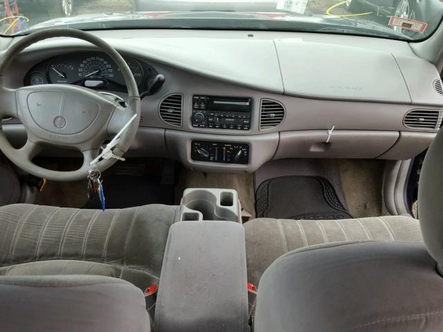 2G4WS52J521282372 - 2002 BUICK CENTURY CU BLUE photo 9