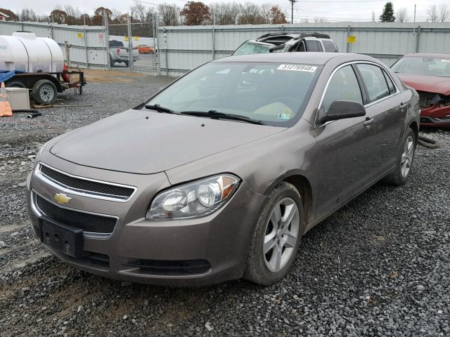 1G1ZA5EU5CF215042 - 2012 CHEVROLET MALIBU LS 灰色 照片 2