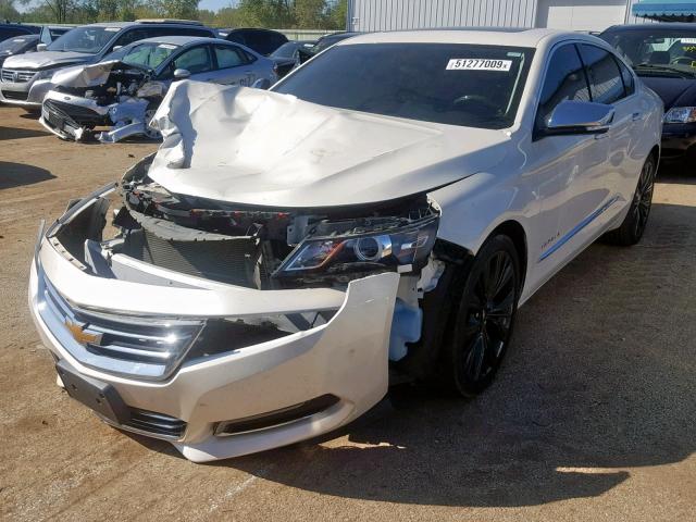 2G1155S37E9181761 - 2014 CHEVROLET IMPALA LTZ WHITE photo 2