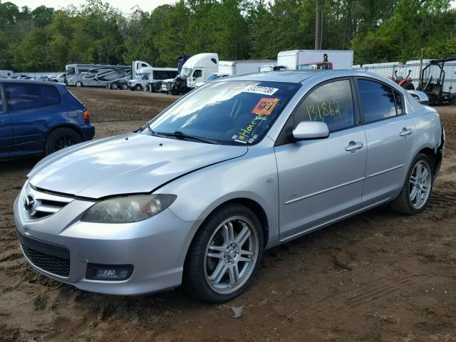 JM1BK123371606560 - 2007 MAZDA 3 S SILVER photo 2