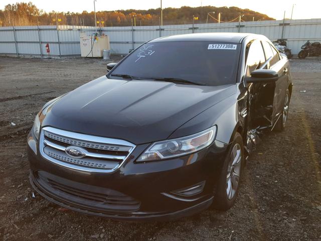 1FAHP2EWXAG166757 - 2010 FORD TAURUS SEL BLACK photo 2