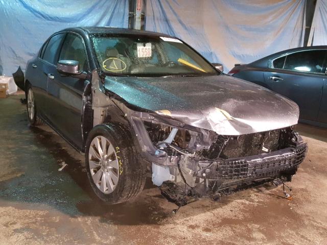 1HGCR2F88DA009851 - 2013 HONDA ACCORD EXL GRAY photo 1