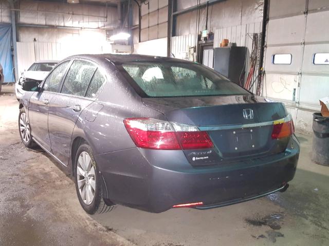 1HGCR2F88DA009851 - 2013 HONDA ACCORD EXL GRAY photo 3